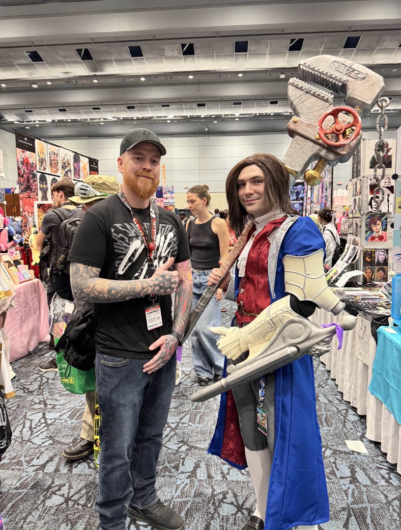 On the show floor